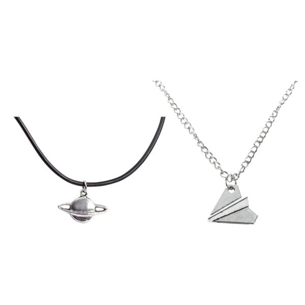 Harry Styles Paper Airplane Necklace (Silver Color)